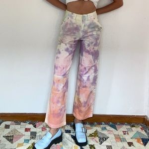 Tie Dye Painter Pant Handmade
